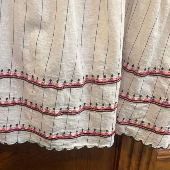 THML Embroidered Top, Small, Boho Cotton - Picture 10 of 16